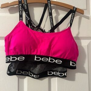 Lot of 2 Bebe Strappy Bralette